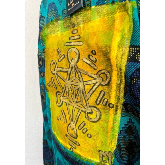 MALCOLM EMILIO • Stay Relevant Sacred Geometry Reworked Vintage Pullover Sweater - Picture 6 of 13